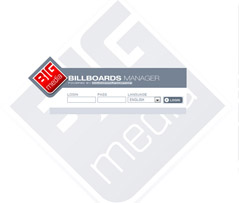 Photo logiciel BILLBOARDS MANAGER