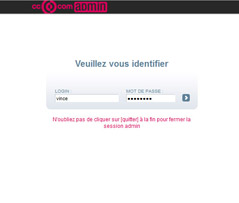 Photo logiciel CCADMIN